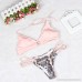 Womens Sexy Push-up Bikini Set Swimsuit Halter Top Swimwear Brazilian Bathing Suits Two Piece XS Petite Pink B079PR1HGG